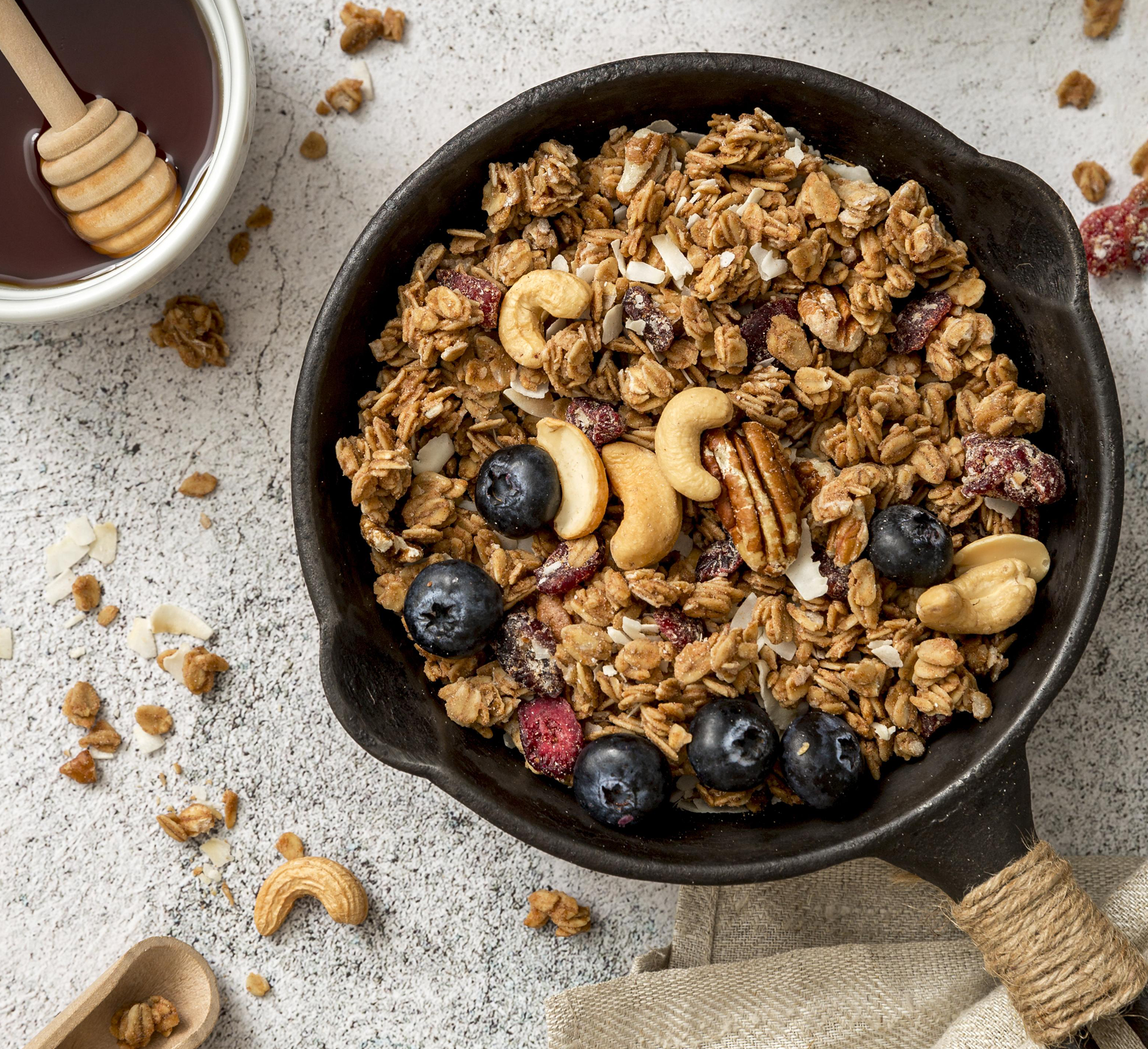 Granola casera con Miel de Bosque / Receta saludable