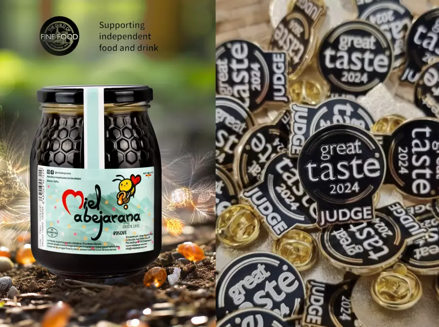 Miel de Bosque galardonada en los Great Taste Awards 2024 | MIEL ABEJARANA